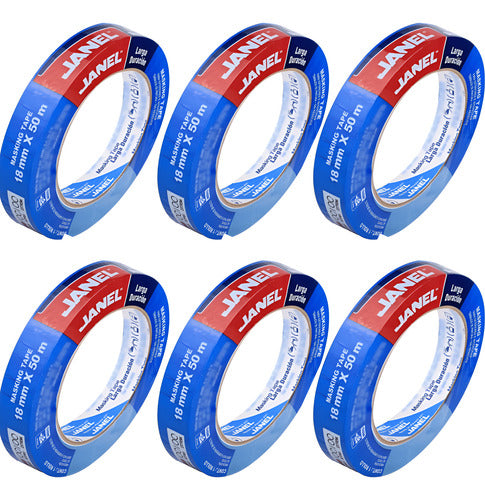 Masking Tape Azul 230 Janel 18 Mmx 50m