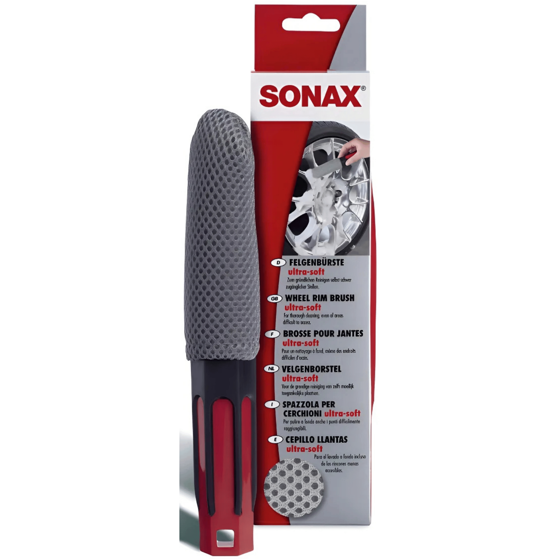 Sonax Cepillo limpiador de Rines Ultra Suave