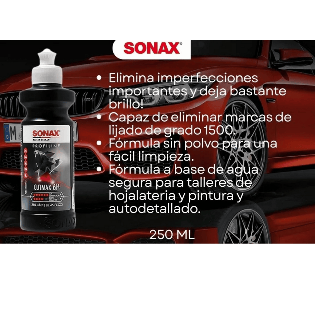 Sonax Pulimento Cutmax 6/4 Profiline alto corte 250 ml