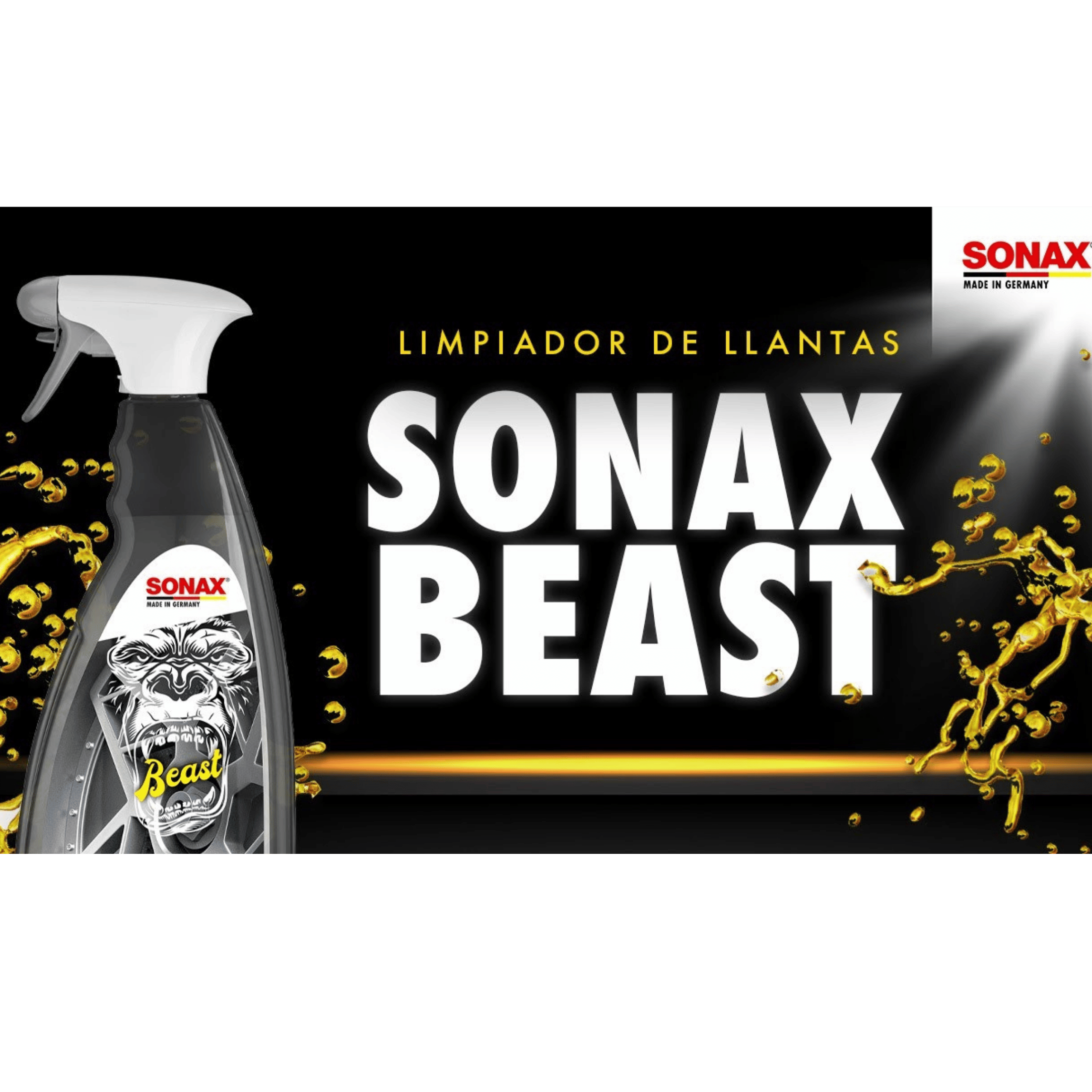Sonax Limpiador Rines Llantas Felgen Beast  1 L
