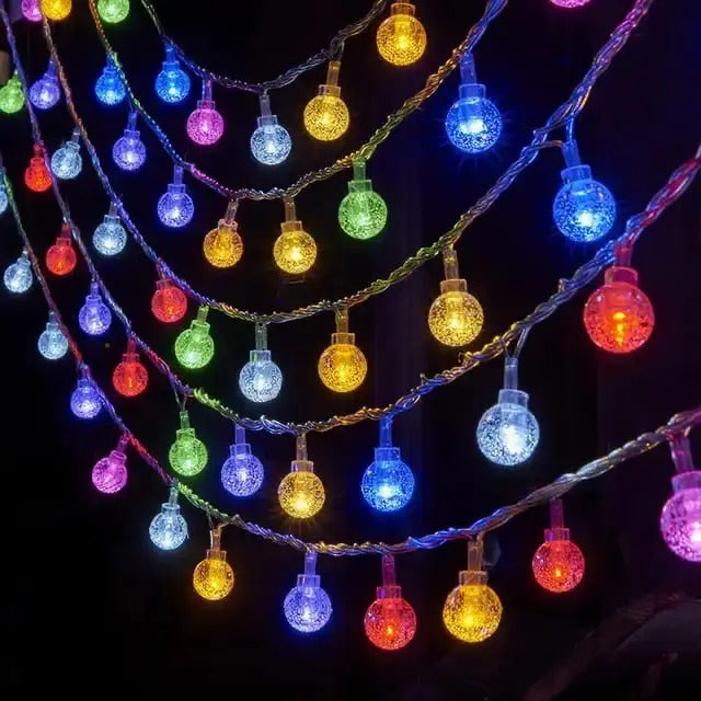 Serie Luz Navideña Luz Led 10 Luces Esfera Conexion Usb