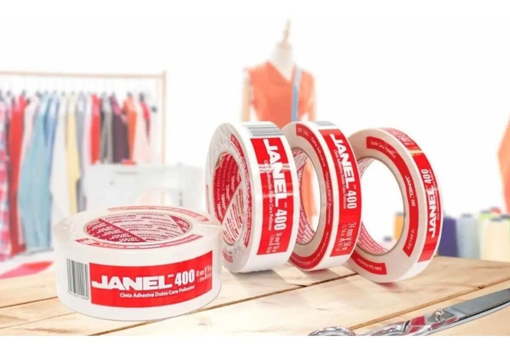 Cinta Doble Cara Poliester 12mm X 50 M Janel 400