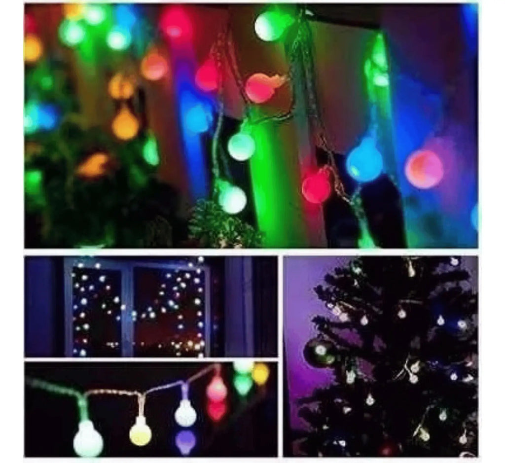 Serie Navideña Decorativa Luz Led 28 Luces 4 Metros Bolitas