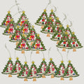 Adornos Arbolitos Madera Para Árbol De Navidad 24 Piezas