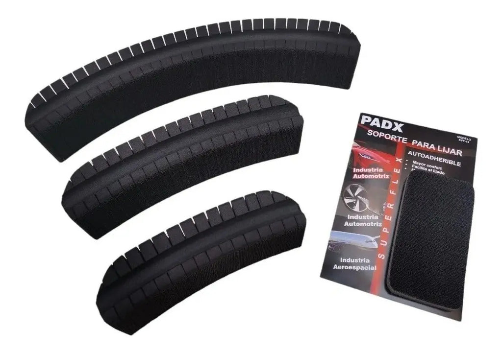Juego De 4 Bloques Flexibles Para Lijar Marca Padx