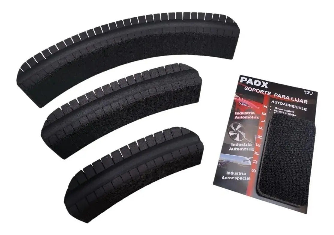 Juego De 4 Bloques Flexibles Para Lijar Marca Padx