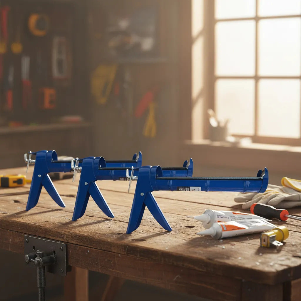 Pistola Calafateadora P/silicón Veker 280 Ml 6 Pz