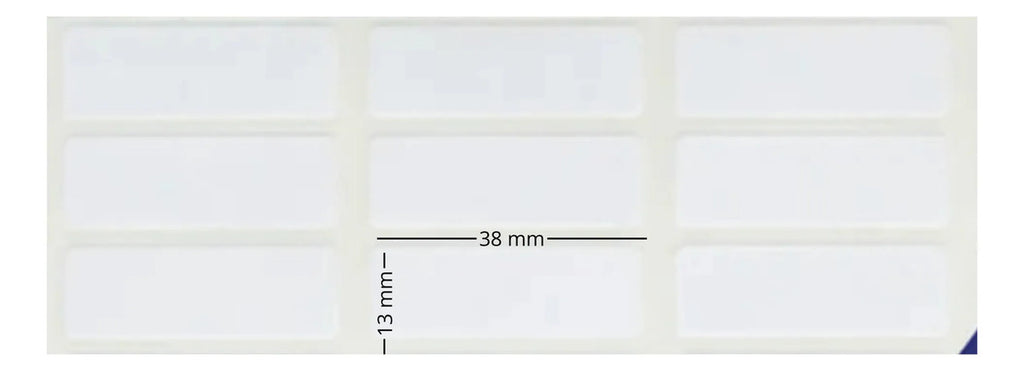 Etiqueta Adhesiva Janel 13 X 38mm Clasica