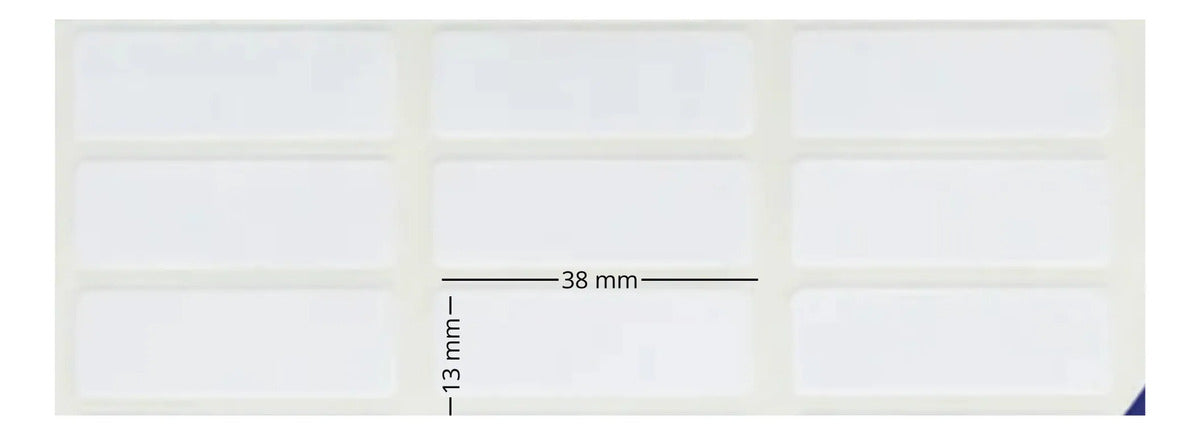 Etiqueta Adhesiva Janel 13 X 38mm Clasica