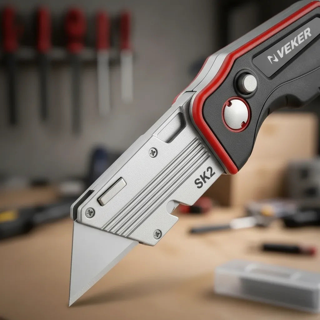 Cutter Navaja Abatible Profesional Uso Rudo 7pulg Repuestos