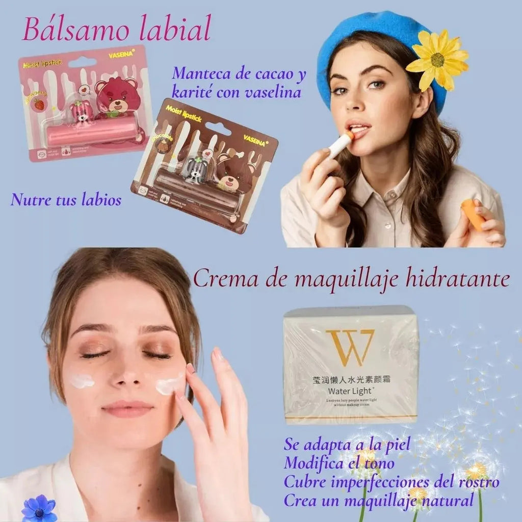 Lote Skin Care Cabello Serum Facial Crema Cuerpo