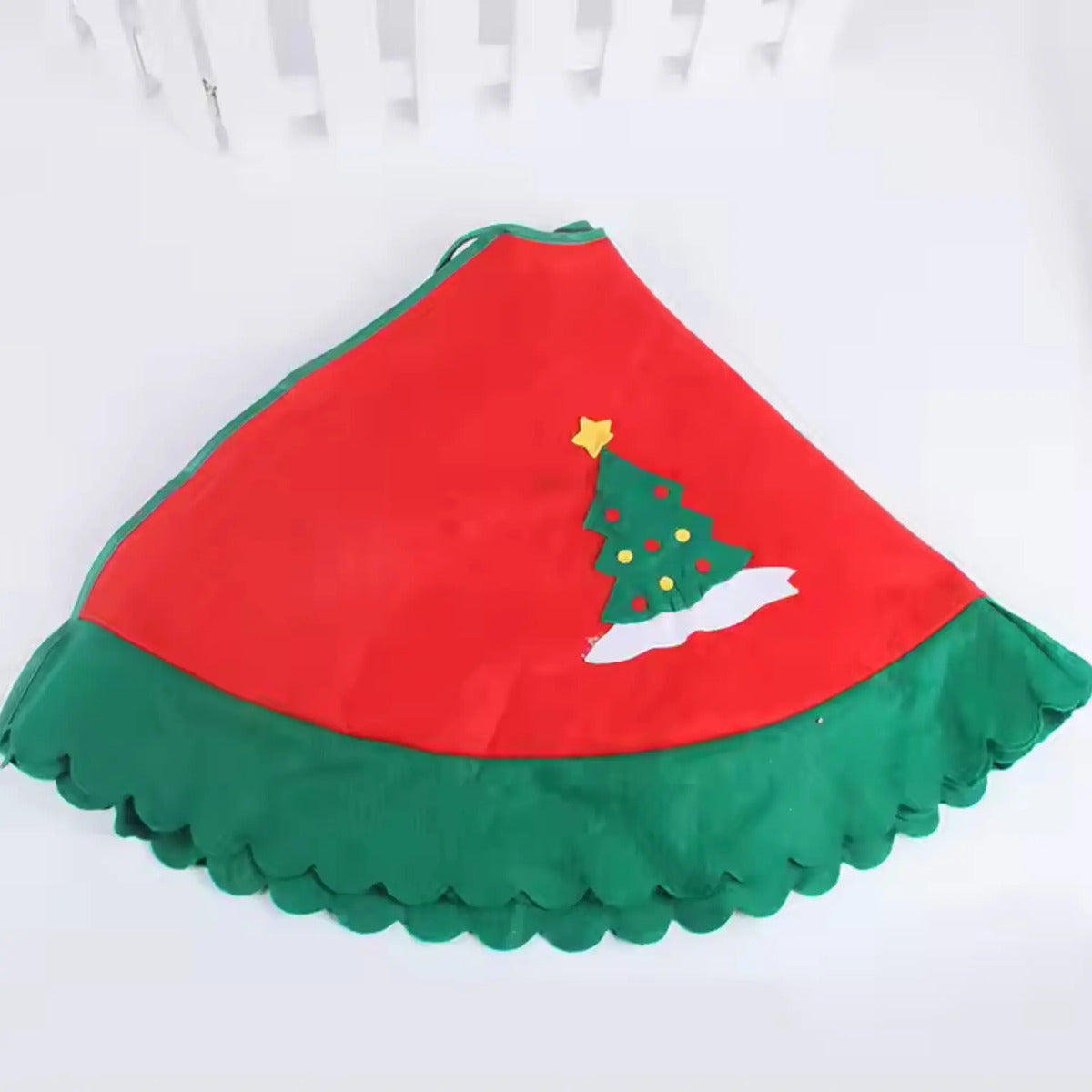 Pie De Árbol Navideño 90cm Adorno Tapete Navidad Santa Oso