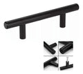 Jaladera Barra Acero Inoxidable Hueca 18.8cm Negro Handy Hom