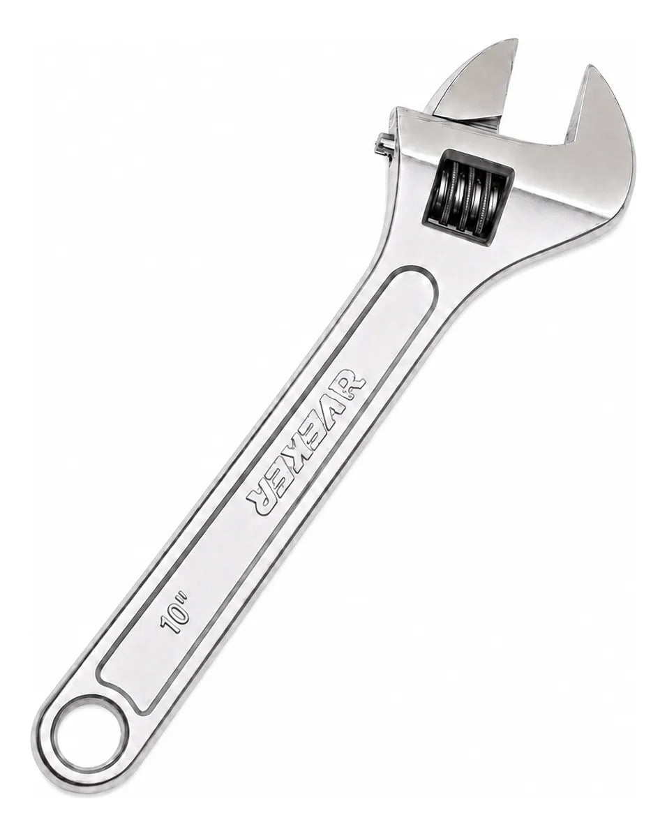 Llave Ajustable Perico Veker 10 In X 1-1/8 12472 Cromada