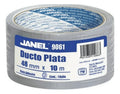 Cinta Adhesiva Janel Ducto 9061 Plata 48mmx10m 1 Pza