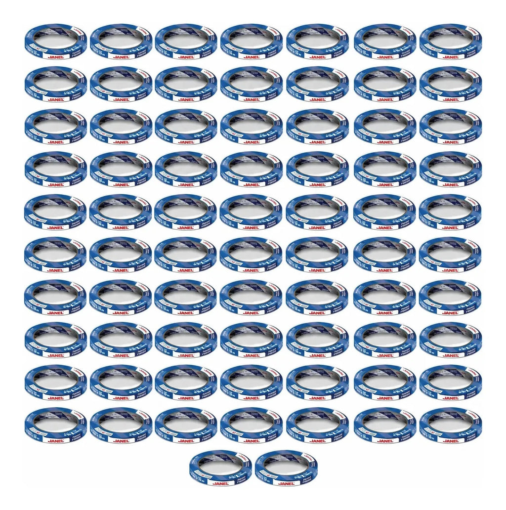 Masking Tape Azul 230 Janel Pintura 12 Mm X 50m 72 Pzas