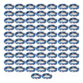 Masking Tape Azul 230 Janel Pintura 12 Mm X 50m 72 Pzas