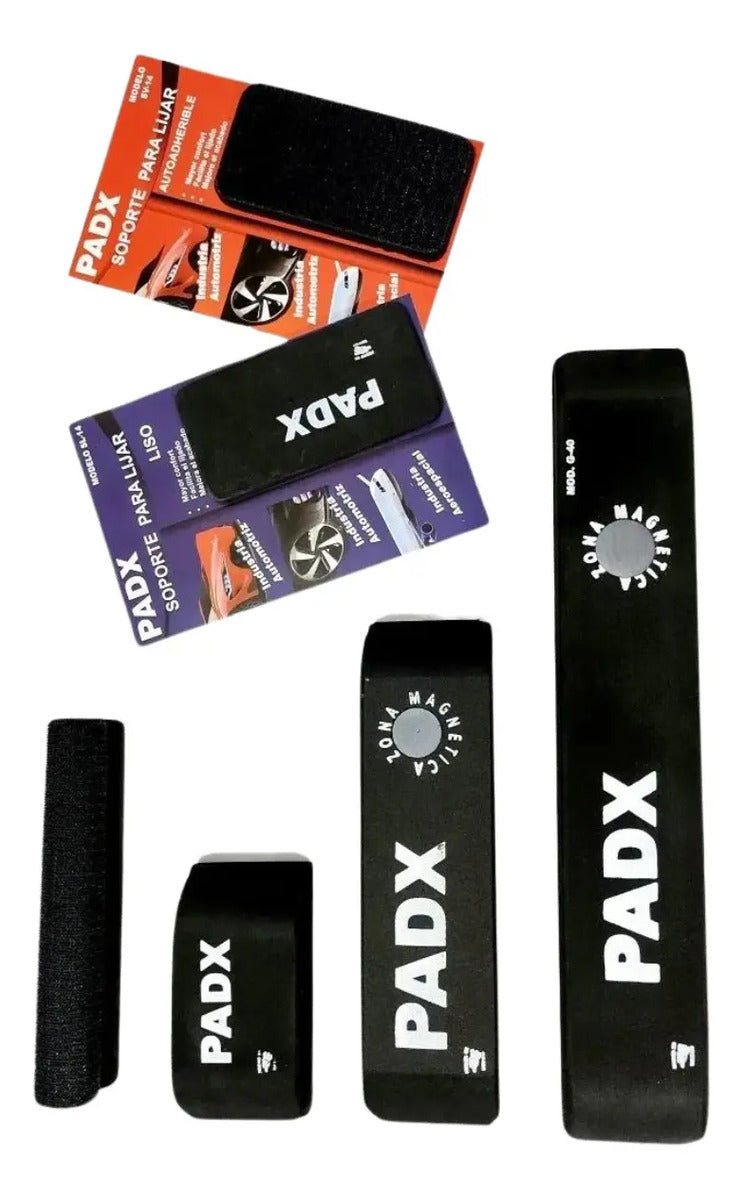 Kit Mix De Garlopas Con Velcro Y Soportes Para Lijar  Padx