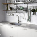 Jaladera  Barra Cajón Acero Inox 9.6 X 15.6 Handy Home 1 Pz