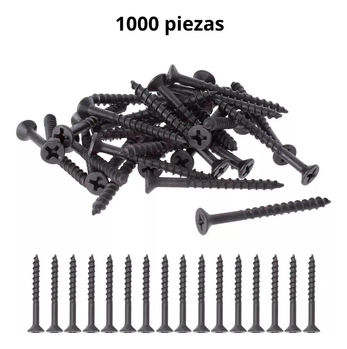 Tornillos Pija Madera Aglomerado 8 X 2 Pulgadas  Cruz Plana