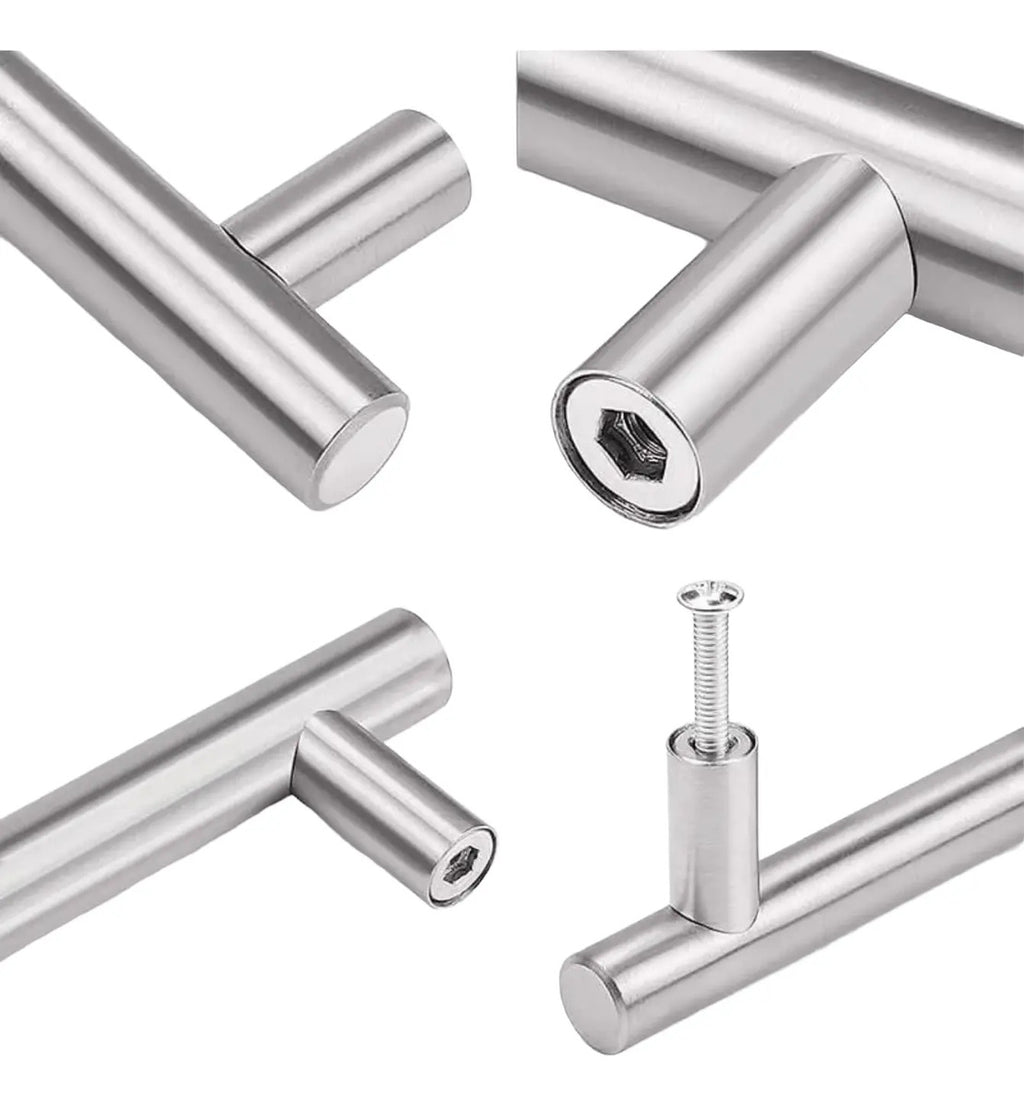 Jaladera Barra Acero Inoxidable Hueca 22.0cm Handy Home 1 Pz