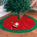 Pie De Árbol Navideño 90cm Adorno Tapete Navidad Santa Oso