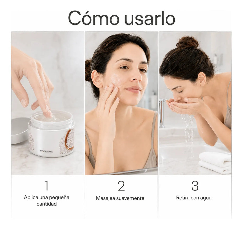 Exfoliante De Arroz Para Manchas Limpieza Profunda
