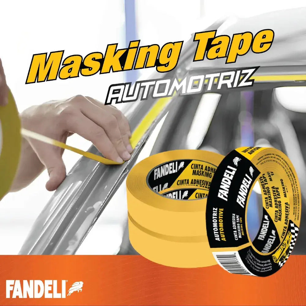 Cinta Fandeli Masking Tape Automotriz 18mm X 50m 12 Piezas