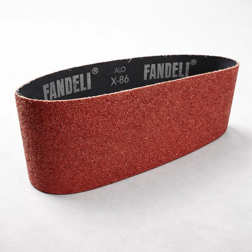10 Banda Lija 3x18 Pulg Grado 36 Fandeli Madera Metal X-86