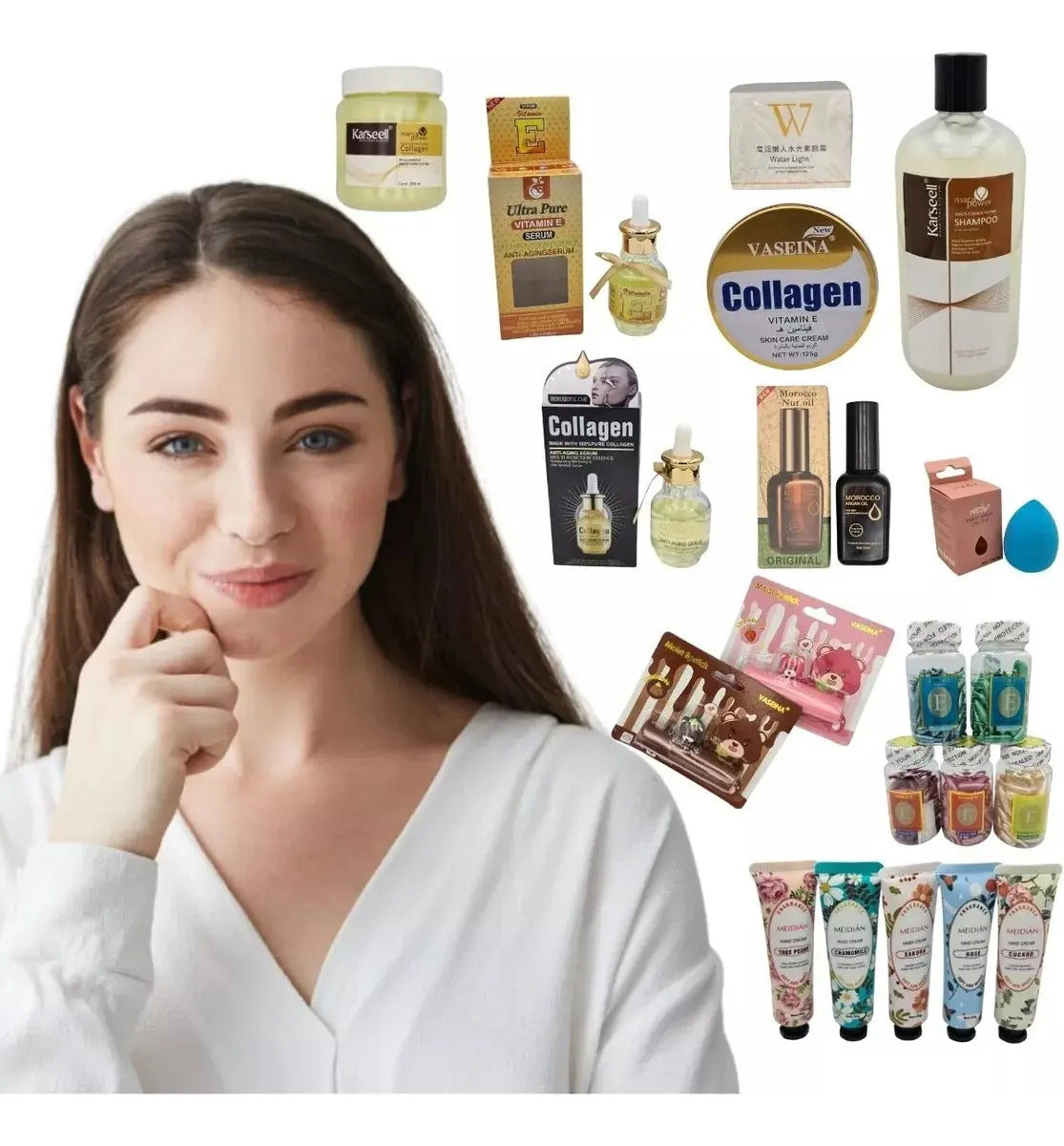 Lote Skin Care Cabello Serum Facial Crema Cuerpo