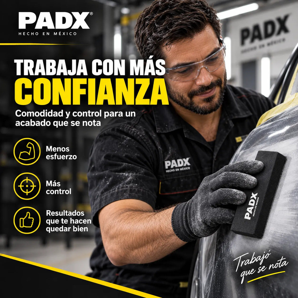 Juego De Bloques Garlopas Con Velcro Para Lijar Padx