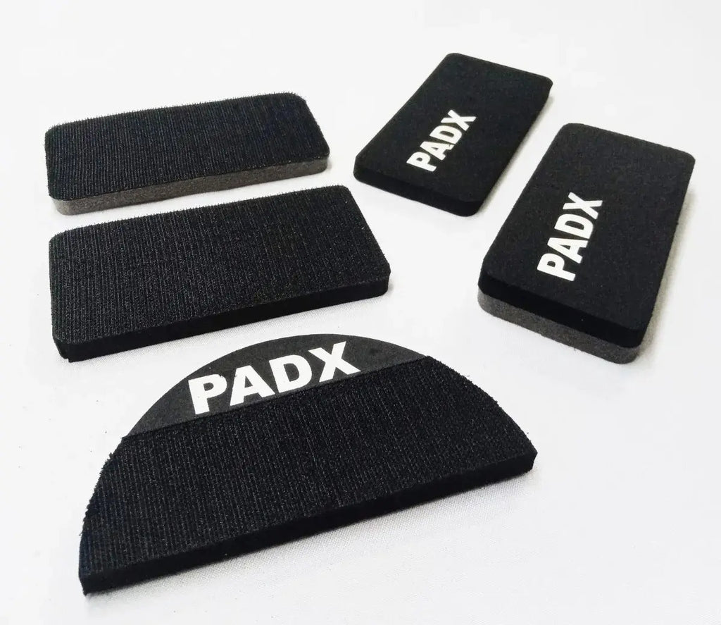 Soportes Para Lijar Con Velcro Y Lisos Kit De 5 Piezas Padx