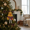 Adornos Colgantes Navidad Felpa Suave Abrazo Decoración 12pz