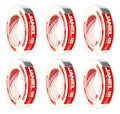 Cinta Doble Cara Poliester 400 Janel 24 Mm X 50m 6 Pzas