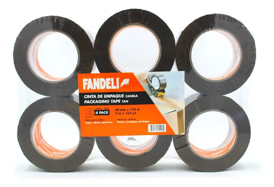 Fandeli Cinta Canela Para Empaque 0.051m X 150m