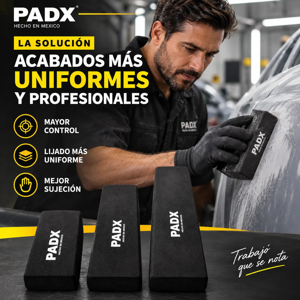 Juego De Bloques Garlopas Con Velcro Para Lijar Padx