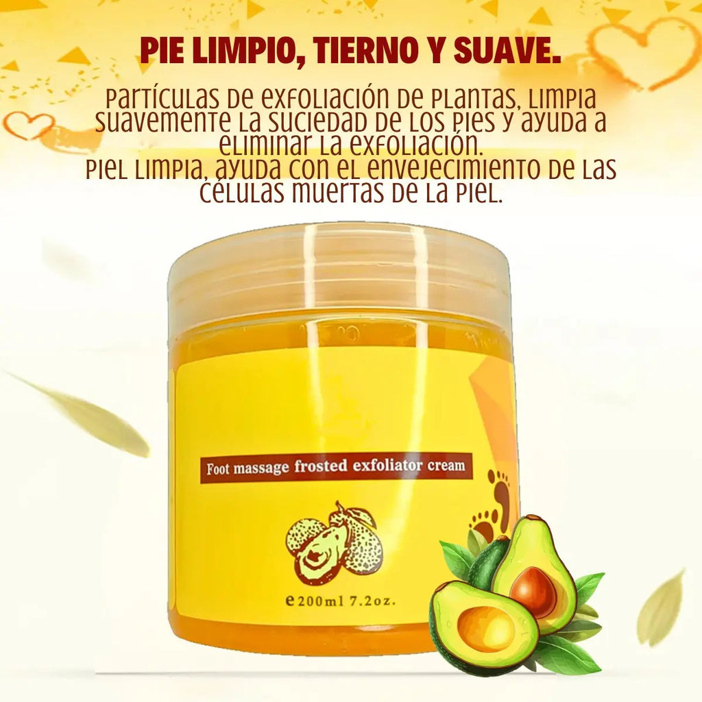 Exfoliante Gel Para Pies Con Colágeno Y Aguacate 200 Ml