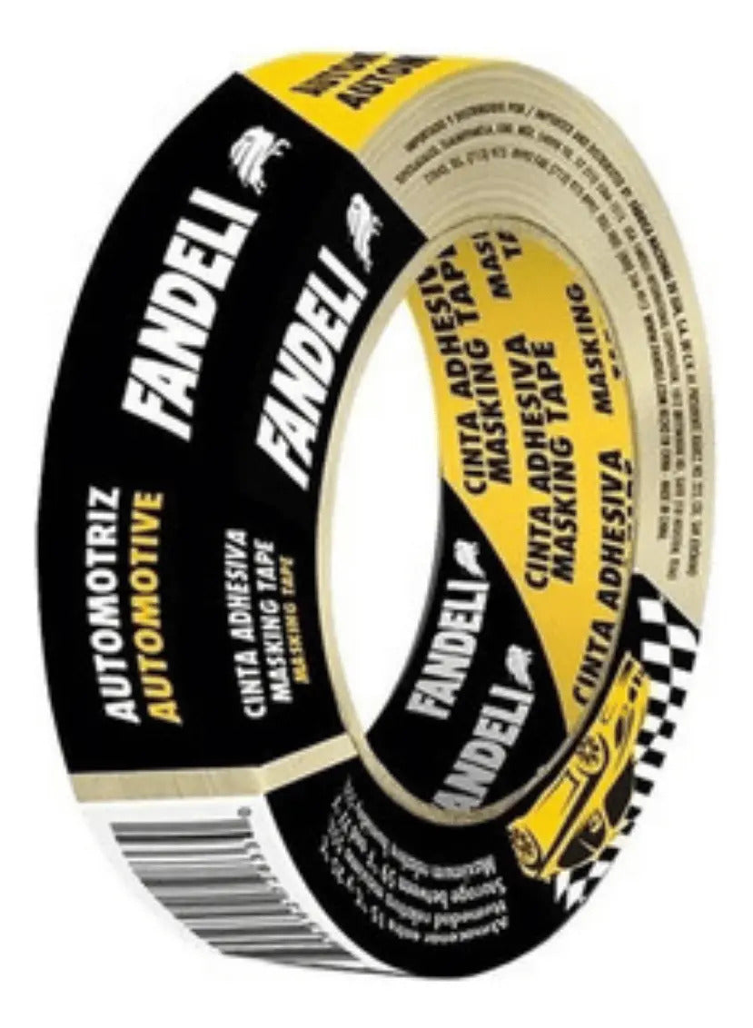 Cinta Fandeli Masking Tape Automotriz 18mm X 50m 12 Piezas