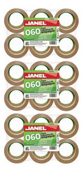 Cinta Adhesiva Canela Para Empaque 060 Janel 48mmx150m 18 Pz