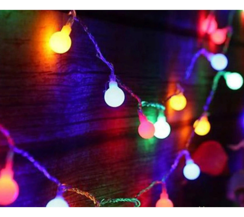 Serie Navideña Decorativa Luz Led 28 Luces 4 Metros Bolitas