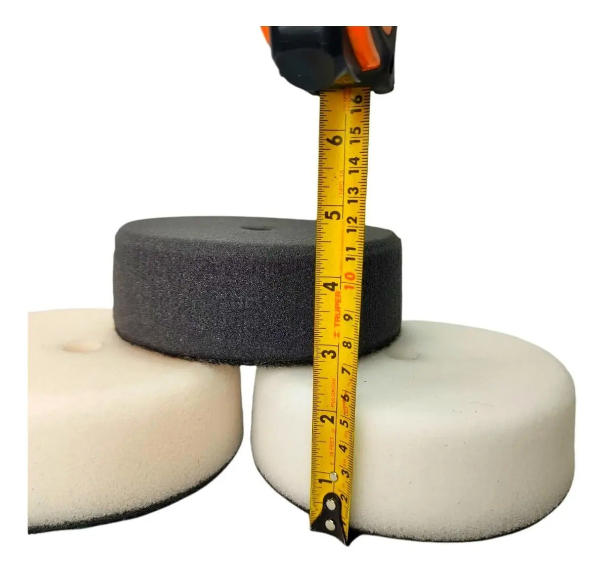 Kit Esponjas Padx Para Pulir, Abrillantar Encerar 7   Velcro