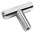 Jaladera De Botón T Barra Acero Inoxidable 25 Pzs Handy Home