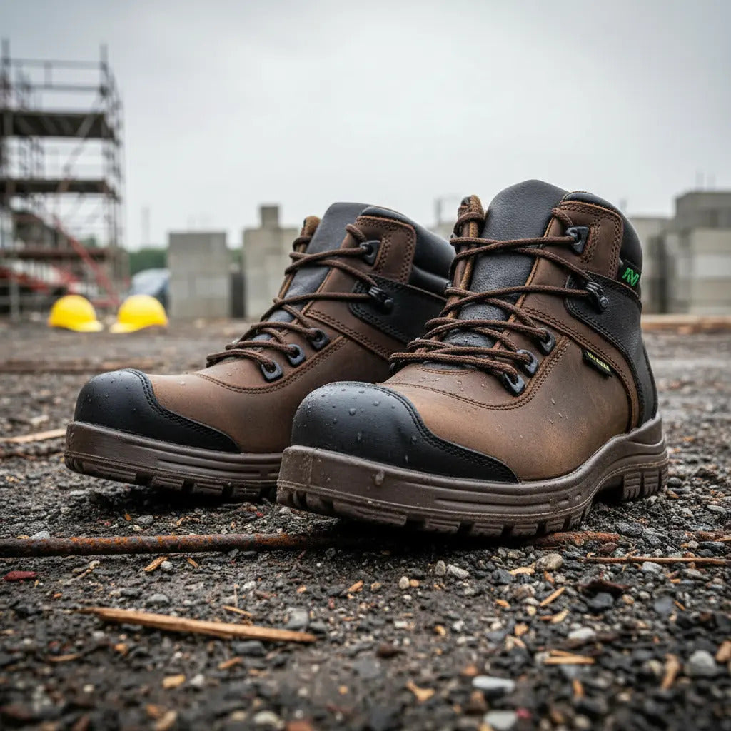 Van Vien Omega  Bota De Seguridad Dielectrico Cafe  Y Negro