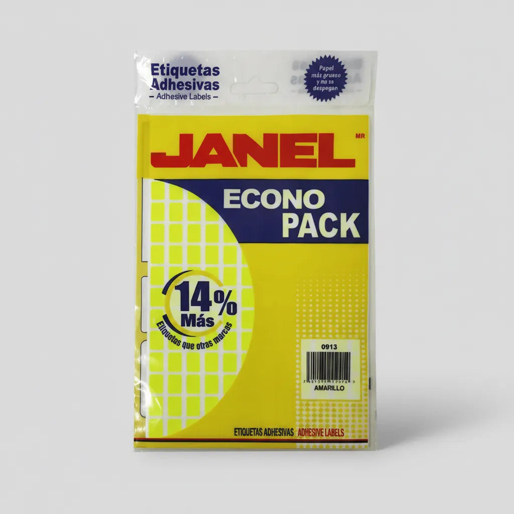 Etiqueta Adhesiva Janel 13 X 38mm Econopack