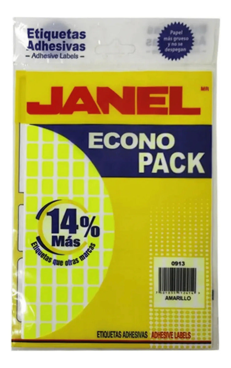 Etiqueta Adhesiva Janel 13 X 38mm Econopack