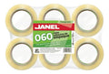 Cinta Adhesiva Transparente Empaque 060 Janel 48mmx150m 6 Pz