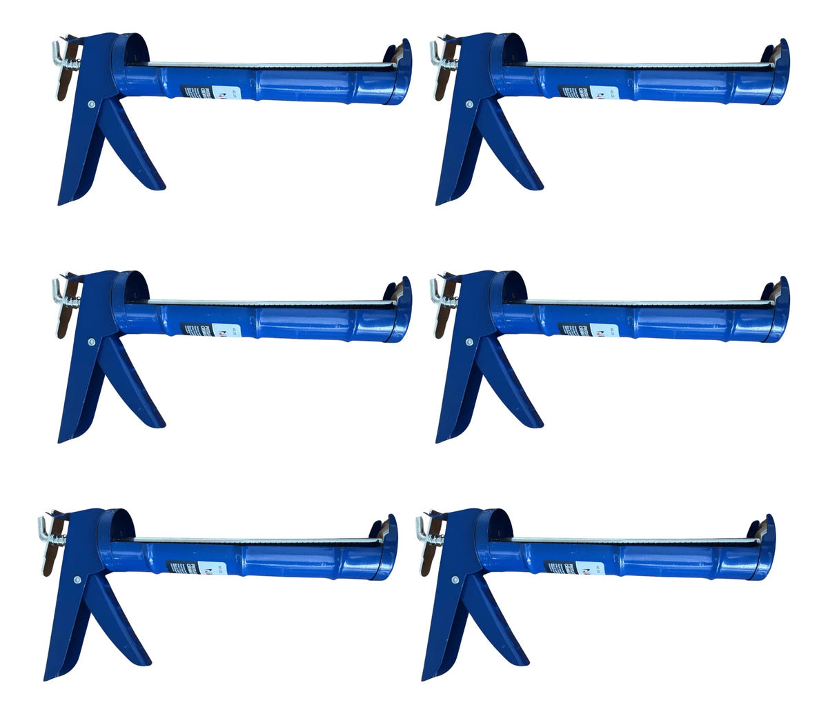 Pistola Calafateadora P/silicón Veker 280 Ml 6 Pz