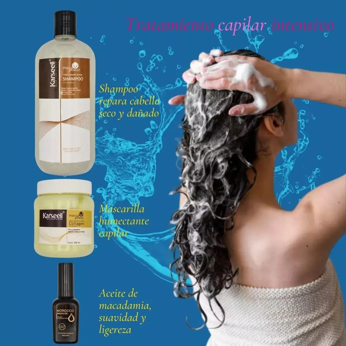 Lote Skin Care Cabello Serum Facial Crema Cuerpo