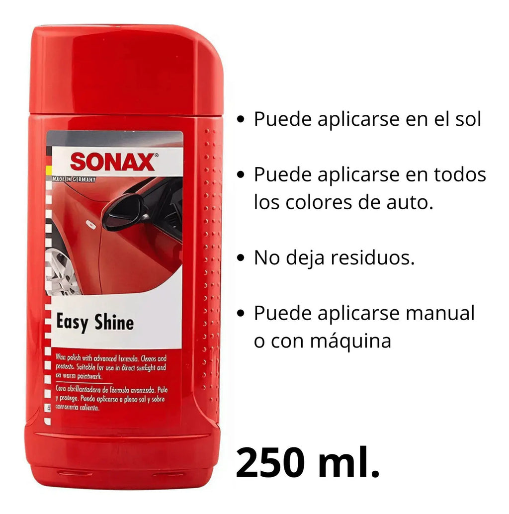 Cera Liquida Abrillantador Easyshine Aplicación Al Sol Sonax