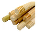 Baston De Madera De Pino Para Escoba, Jalador 6 Pzas